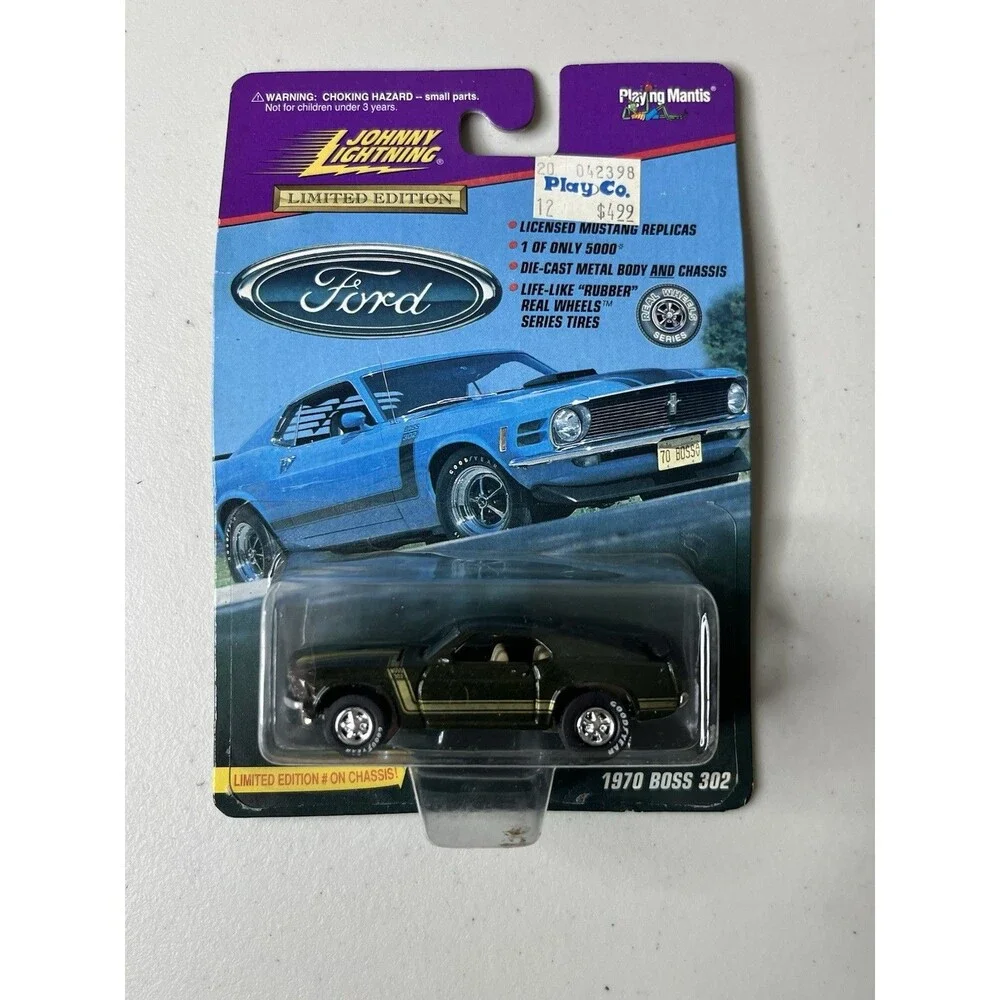 Johnny Lightning 70 1970 Ford Mustang Boss 302 Limited Edition Car w/RRs 1/5000